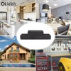 Okleen Big Sponge. Made in Europe. 6 Pack, Black. 8.9x4.3x2.4
