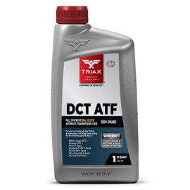 TRIAX DCT ATF - Full Synthetic Dual Clutch Automatic Transmission Fluid - OEM Grade - Compatible with Direct Shift Gearboxes and Dual Clutch Transmissions (1 Quart)