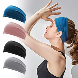 VIDA4U Bandas para el Cabello, Diademas Deportivas Elsticas, Headband para Correr, Ciclismo, Yoga, para Hombres y Mujeres
