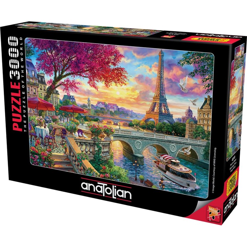 Anatolian Puzzle - Primavera en París, Rompecabezas de 3000 Piezas,