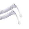 STEREN 15ft Handset Cord White