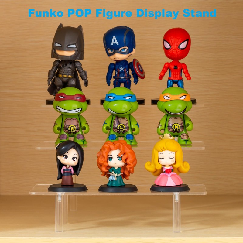 HENABLE Clear Acrylic Perfume Display Stand Organizer, 3 Tier Cupcake