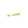Monde Petit 18ct Yellow Gold ball 3 mm eyebrow Piercing