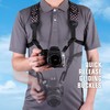 USA GEAR DSLR Camera Strap Chest Harness with Quick Release