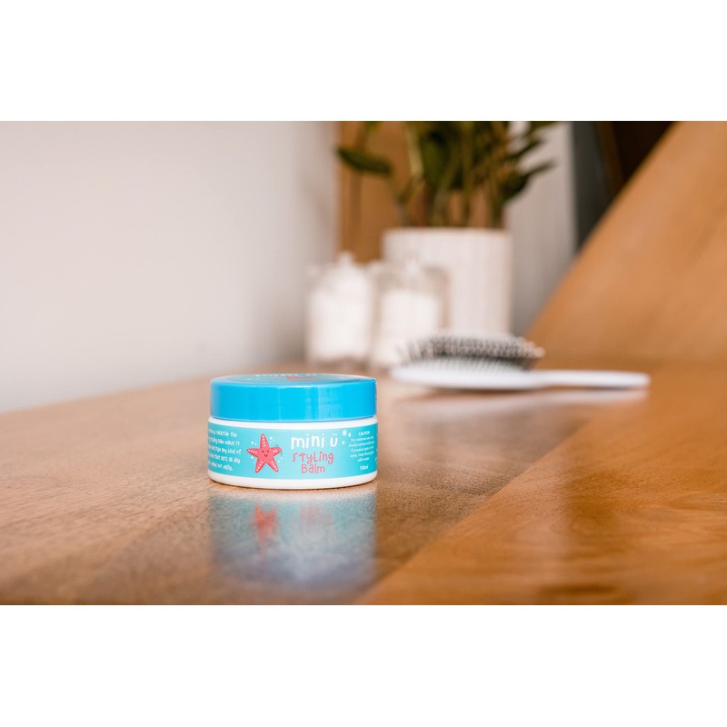 Mini U Kids Hair Styling Balm - White - Made