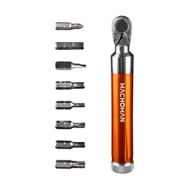 MACHOMAN RCW209 9 Piece Transformed Ratchet Bit Screwdriver Set