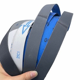 2 x 42 Inch Silicon Carbide Extra Fine Grit Sanding Belts 600, 800, 1000 Grits for 2x42 Belt Grinder, 9 Pack Assortment