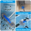 TidyMister Pool Brush Set - 20’’ 2-in-1 Detachable Round Brush