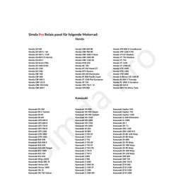 Black Motorcycle Running Effect Indicator