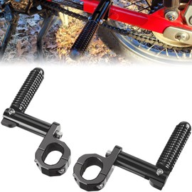 KEMIMOTO Rear Passenger Footrest Foot Pegs Compatible with CT125 Trail 125 Hunter Cub 2021 2022 2023 2024 Motorcycle Folding Foot Pegs