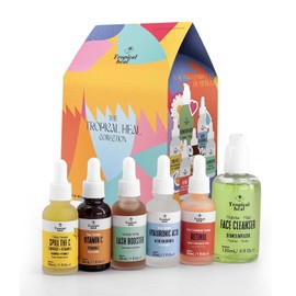 Tropical Heal | Full Collection Skin Care Kit Completo de Cuidado Facial: Ácido Hialurónico + Lash Booster + Retinolift + Serum Spill The C +