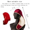 AIDTIS Brand Christmas red Hair Drying Towel Wrap for Women（Button