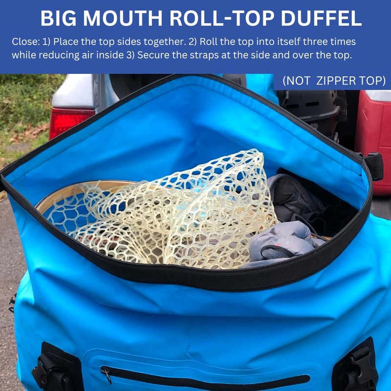 Malo’o Waterproof Dry Duffel, Heavy-Duty Roll Top Waterproof Gear Bag