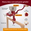 Estrella Cast Iron Manual Crank Corn Grain Grinder 14" Tall