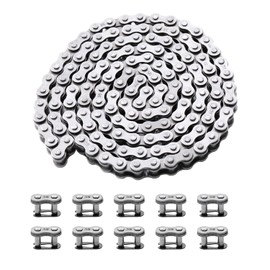 KAMIER #35 Drive Roller Chain 140 Link for Baja Doodle Bug Racer Blitz DB30 Coleman CT100U CC100X RT100 98cc 100cc 2.8hp Mini Bike Monster Mega Moto 80cc 105cc Motovox MBX10 MBX11 212cc Go Kart Parts