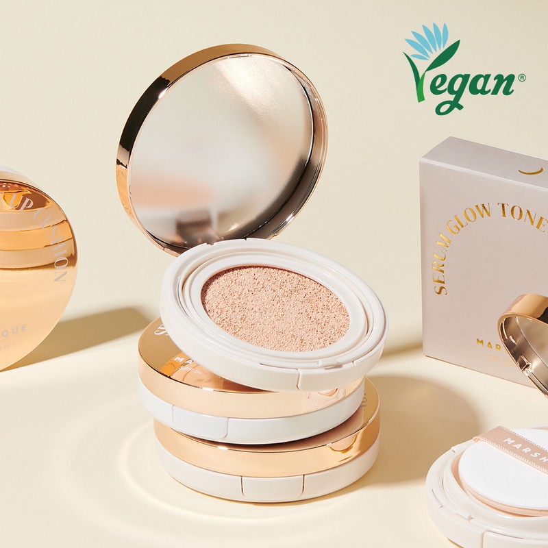 MARSHIQUE Serum Glow Tone Up Cushion 12g - MARSHIQUE Serum