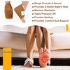 2 Pcs Heel Protectors for Pressure Sores Sheepskin Heel Pads