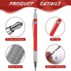 Welders Pencil, Mechanical Metal Marker Silver Pen with Built-in Sharpener