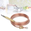 900mm Replacement Thermocouple,Universal Thermocouple,BBQ Grill Fireplace Heating Thermocouple,with 5pcs Fit