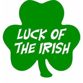 Imagine This Company Lucky Irish Clover Shaped Pet Magnet; Removable Magnets for Cars, Fridges, Lockers & More, Stylish Pet Inspired Car Accessories, 5 1/2 x 5 1/2 Inches, GreenLuck of The Irish