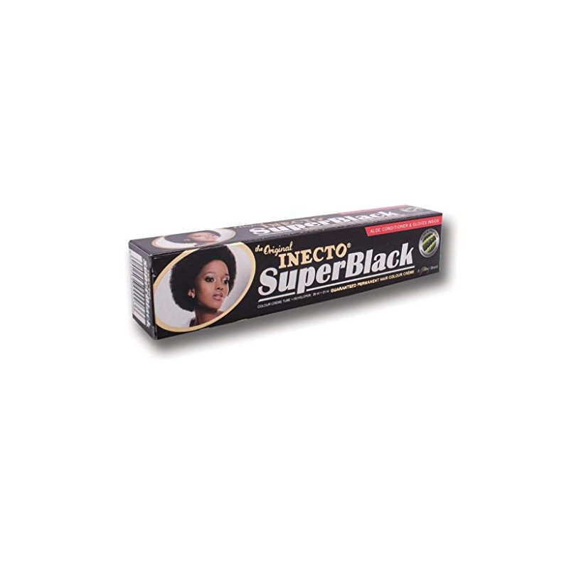 Inecto - Hair Colour - Permanent - Super Black Permanent