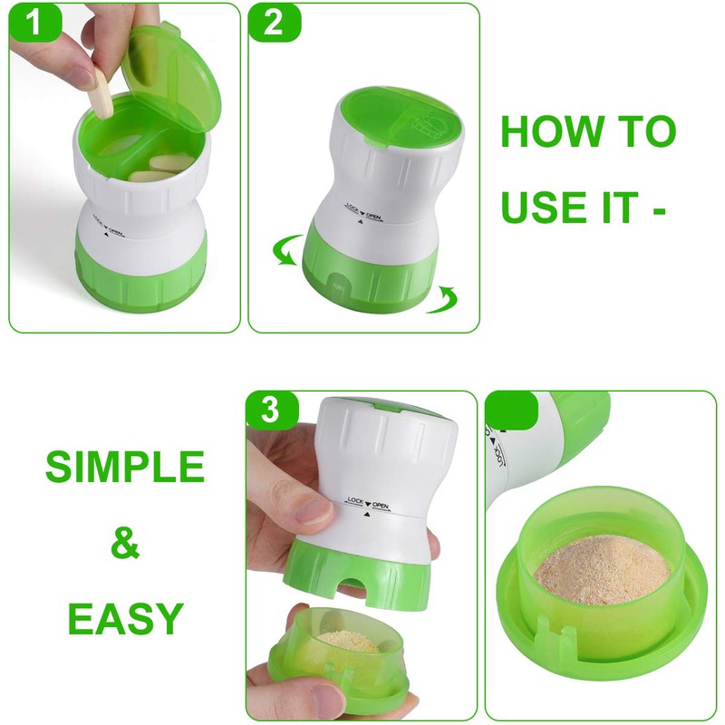 Opret Pill Crusher Grinder - Crushes Small or Large Pills