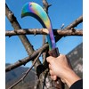 WICING 13-Inch Weeding Sickle, Machete for Yard Work, Full Tang