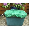 Recycling Bin Cover, Pack of 3, Green, Waterproof Protection for