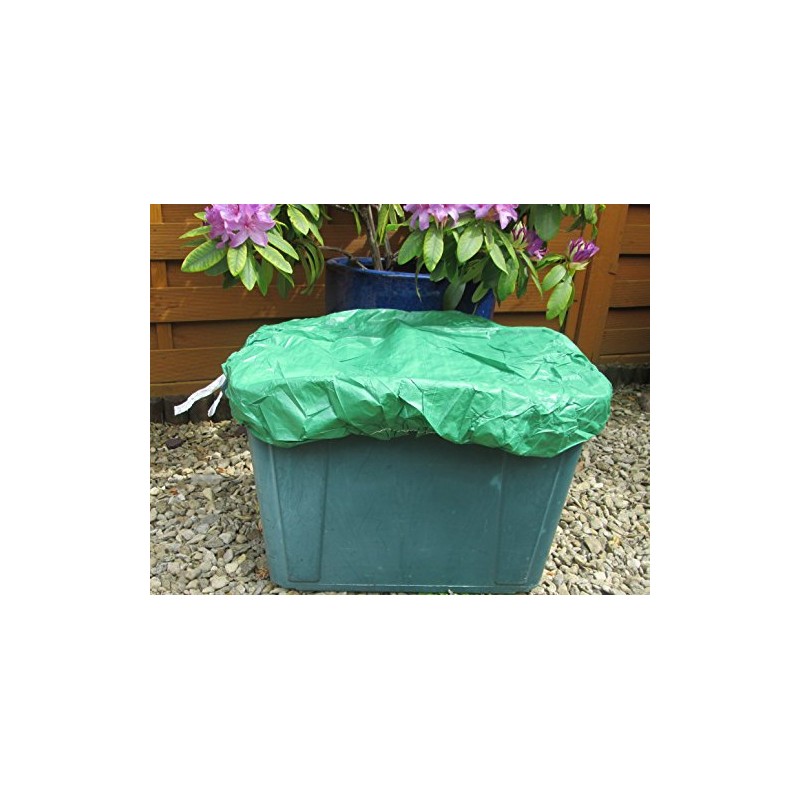 Recycling Bin Cover, Pack of 3, Green, Waterproof Protection for