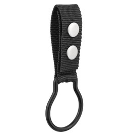 UIInosoo Nylon Dual Snap Clip Flashlight Ring Holder for Duty Belt, Keeps D/C Cell Flashlight