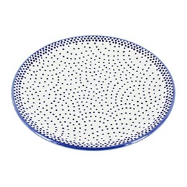 Blue Rose Polish Pottery Tulip Dessert Plate