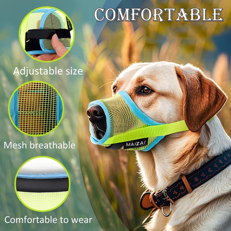 JYJLLM Dog Muzzle, Breathable Pet Mask Dog Training Muzzle，dog muzzles，Muzzle