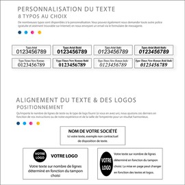 Trodat Printy 4750 Self-Inking Date Stamp - Personalise with Desired Text - 1 + 1 Line - 41 x 24 mm (Black)