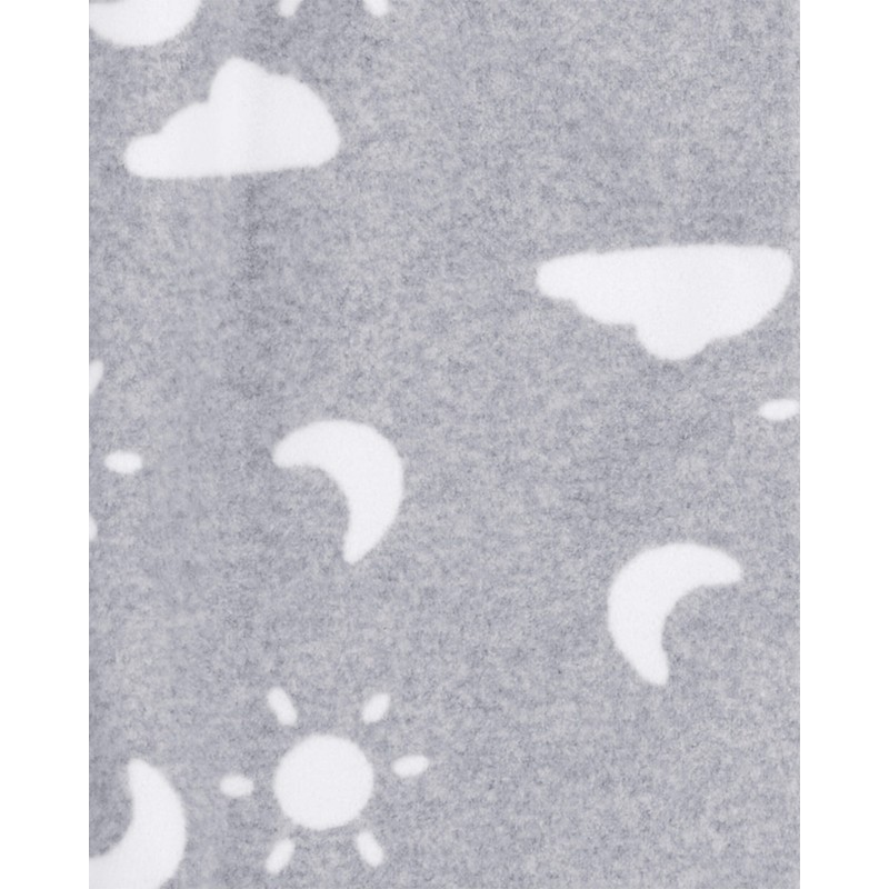 Carter's Unisex Baby Sleep Bag, (Grey Clouds, 3-6 Months)