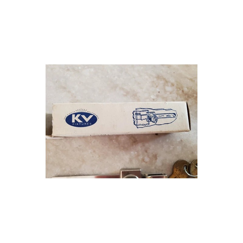 Knape & Vogt Adjustable Sliding Door Lock Zinc 3-3/8" 965