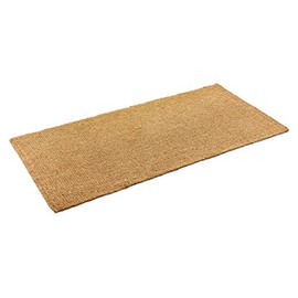 Kempf Coir Rug with Anti-Slip Latex Backing, Indoor, Runner Mat, Natural Coco, Ecofriendly, 36 x 72-inch