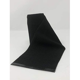 Cotton Elastic Bandage Wrap, 4" Wide, Pair Pack - Stainless Steel Fasteners (Black)