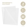 20 Pack 8.5" x 11" Hard Plastic Sheet Protectors, Rigid