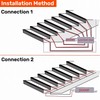 5Pack 1 Meter Anti-Slip Stair LED Aluminum Profile Safety Backlight