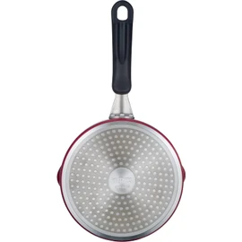 Thermos Durable Series KNA-020S R Single Handled Pot Cook Pan 7.9 inches (20 cm), Red, Induction Compatible