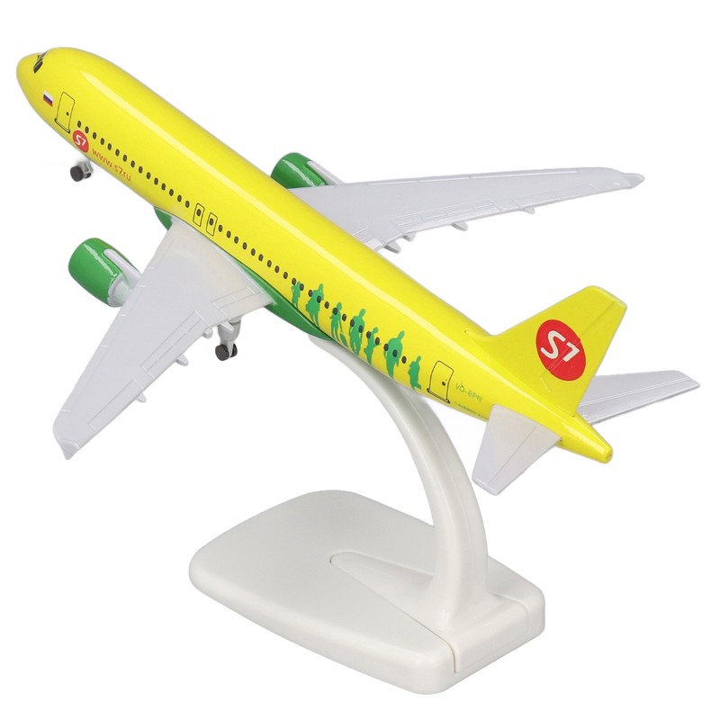 Aircraft Model Detachable Alighting Carriage Decoration Yellow Alloy Plane Model