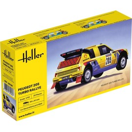 PLATZ HE80189 1/43 PEUGEOT 205 Turbo Rally Plastic Model