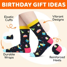 HAPPYPOP 16th Birthday Gifts Socks Ideas - Gifts for 16 Year Old Teenage Girls Boys, 16th Birthday Presents for Teens Age 16