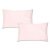 Bianca 200 Thread Count Cotton Percale Standard Pillowcase Pair Blush