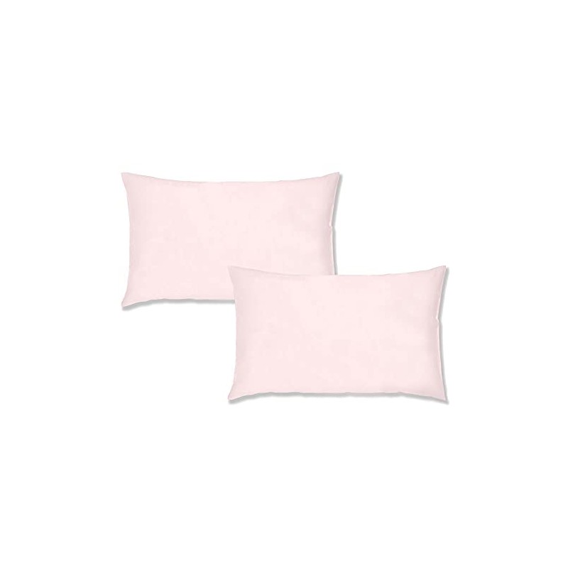 Bianca 200 Thread Count Cotton Percale Standard Pillowcase Pair Blush