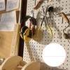 sourcing map 4pcs Pegboard Paper Towel Holder 11" Metal Peg