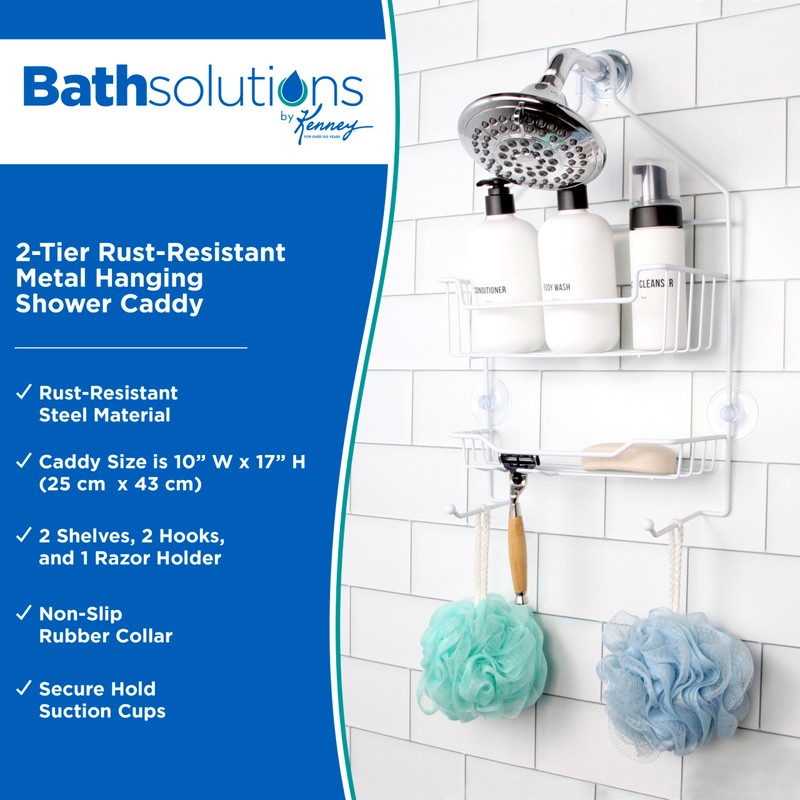 Kenney KN614121 Over the Shower Head 17" L x 10"