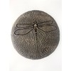 Solid Rock Stoneworks Round Dragonfly Stepping Stone- 1in Tall x