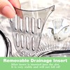 Yamjug Drainage Basket, 3 Pack 2024 Upgrade Drain Basket Funnel