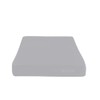 NIGHTZEN® Single Fitted Sheet 90 x 190 CM Non Iron Plain Dyed Easy Care Percale Polycotton Single Fitted Sheet Soft Quality Blended Cotton (Single, Light Grey)